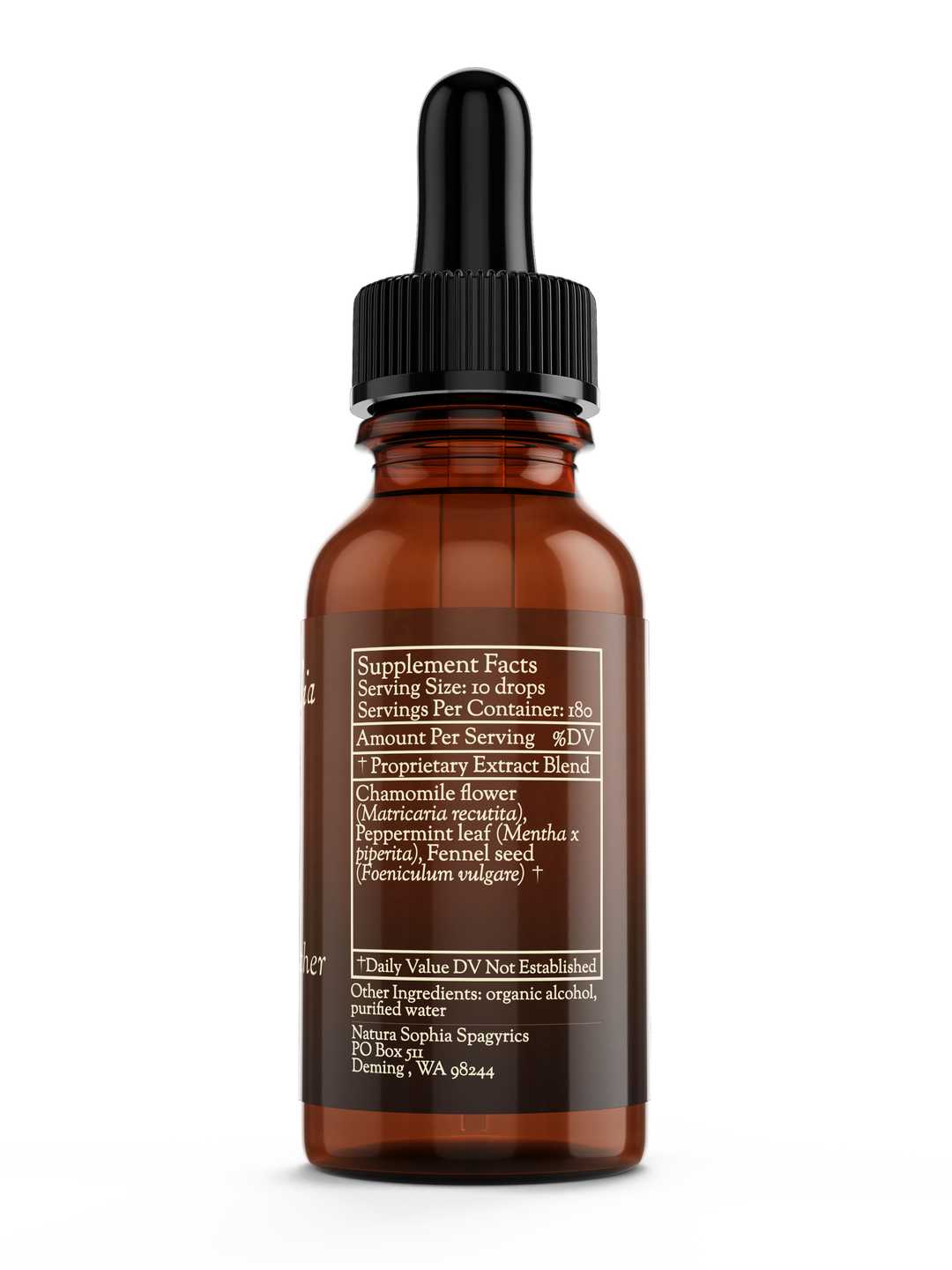 Kids Tummy Soother Spagyric Formula (wholesale dosage bottle)