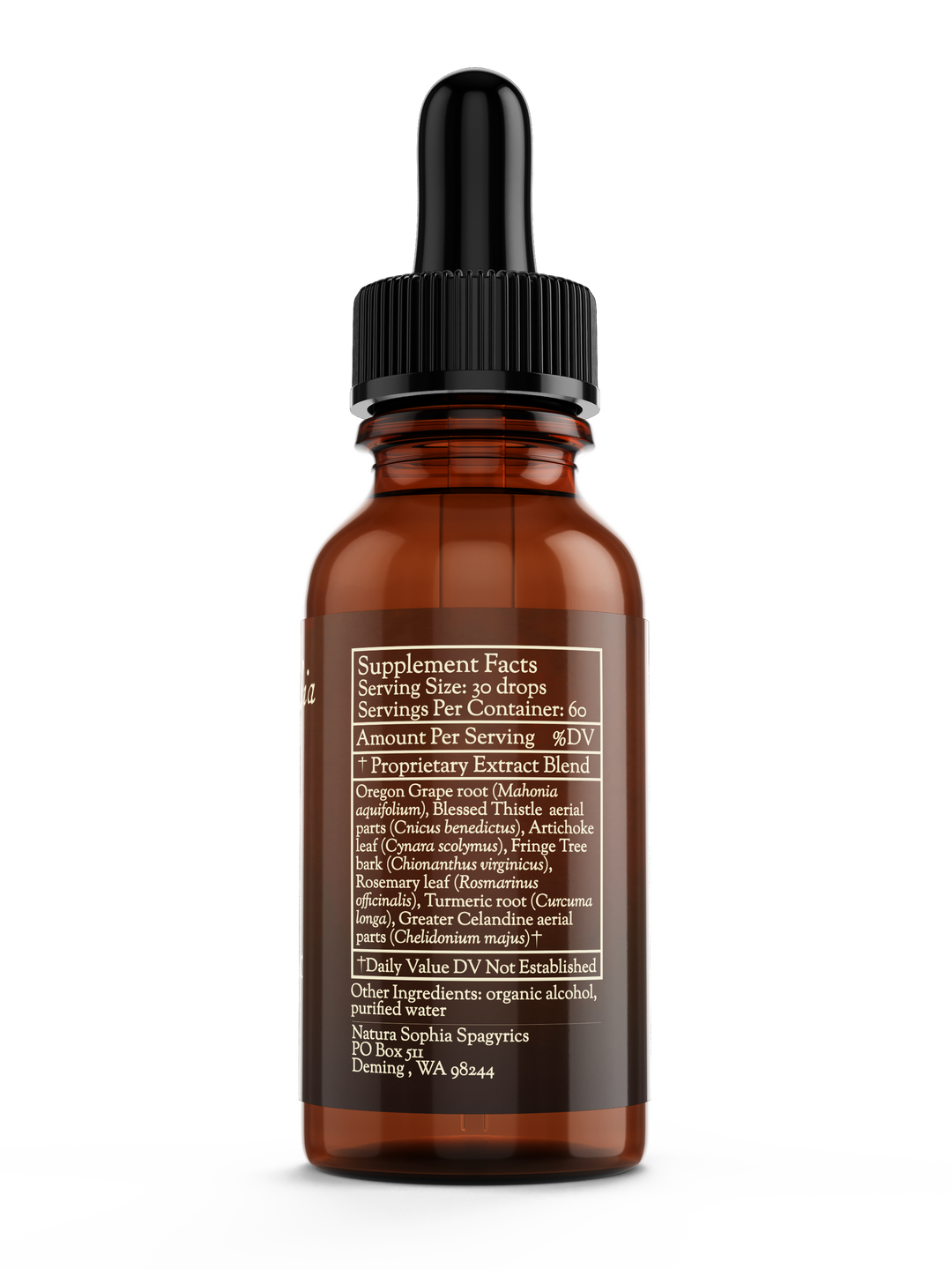 Liver Detox Spagyric Formula (wholesale dosage bottle)