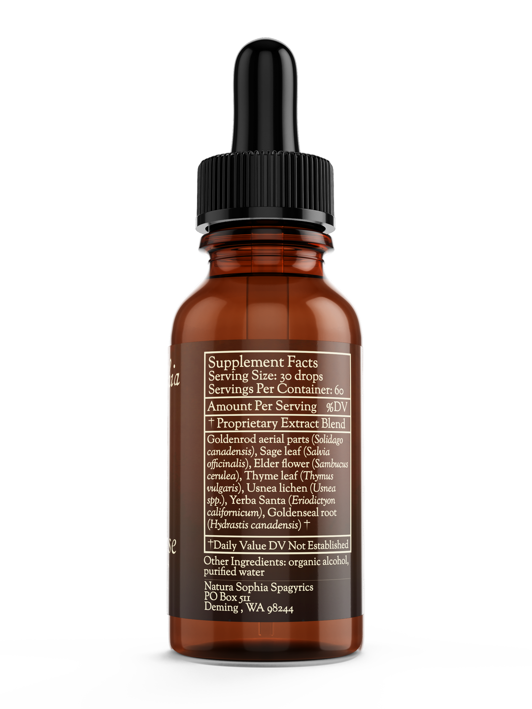 Sinus Defense Spagyric Formula (wholesale bulk bottle)