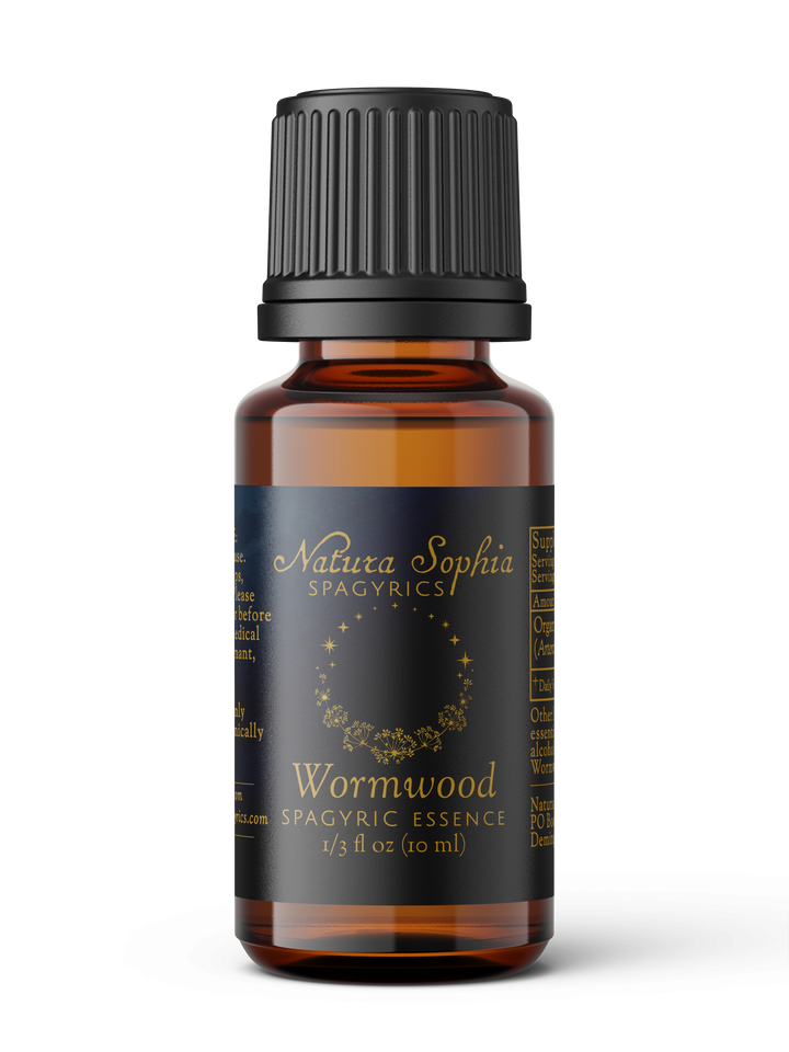 Wormwood (Artemesia absinthium) Spagyric Essence (wholesale dosage bottle)