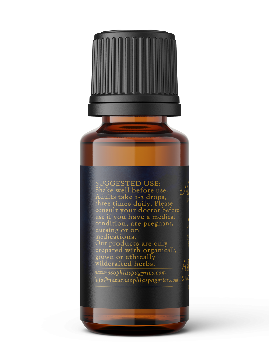 Wormwood (Artemesia absinthium) Spagyric Essence (wholesale dosage bottle)